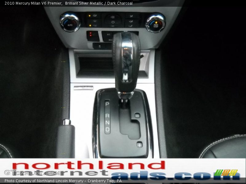 Brilliant Silver Metallic / Dark Charcoal 2010 Mercury Milan V6 Premier