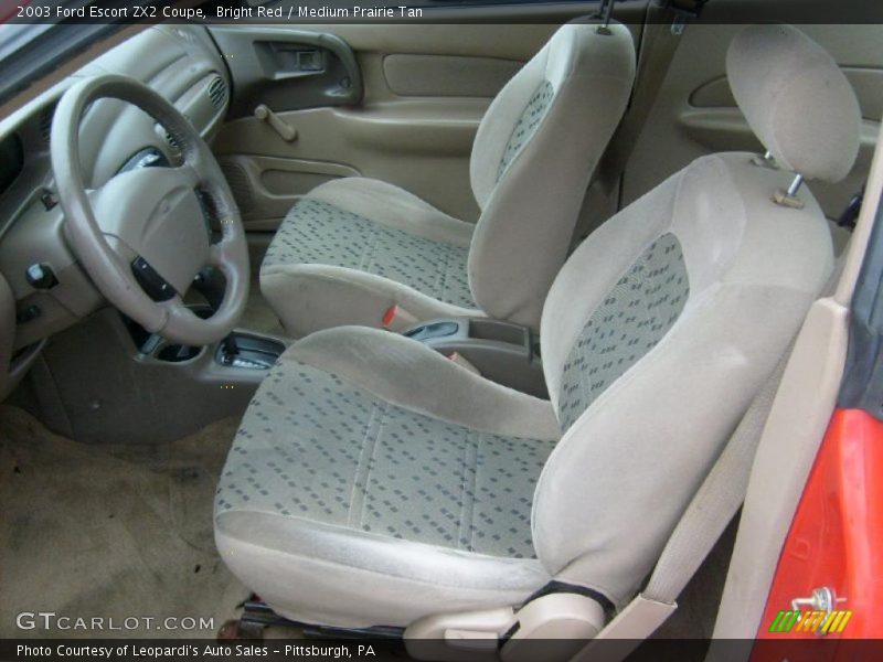  2003 Escort ZX2 Coupe Medium Prairie Tan Interior