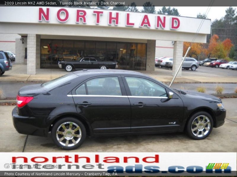 Tuxedo Black Metallic / Dark Charcoal 2009 Lincoln MKZ AWD Sedan