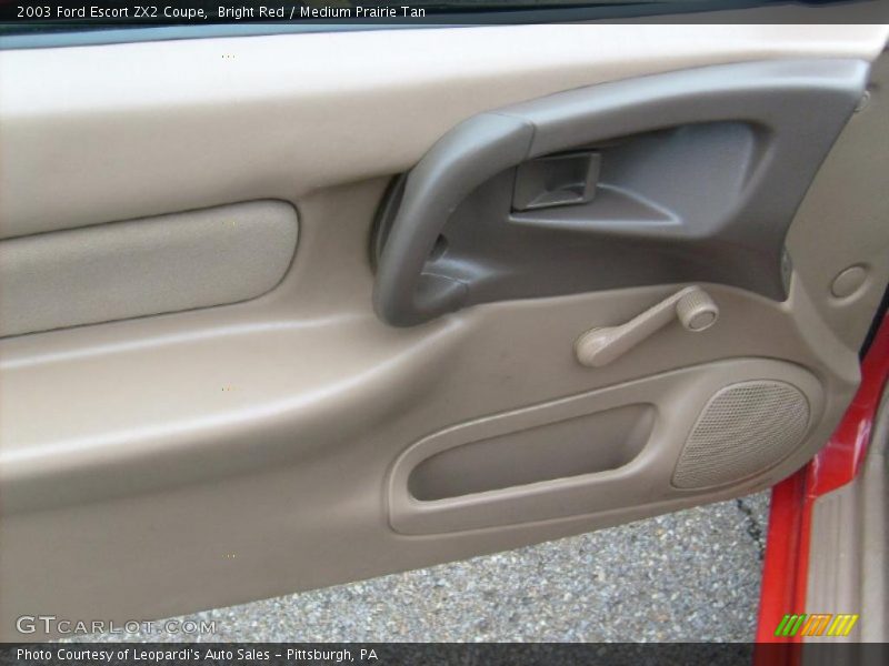 Door Panel of 2003 Escort ZX2 Coupe