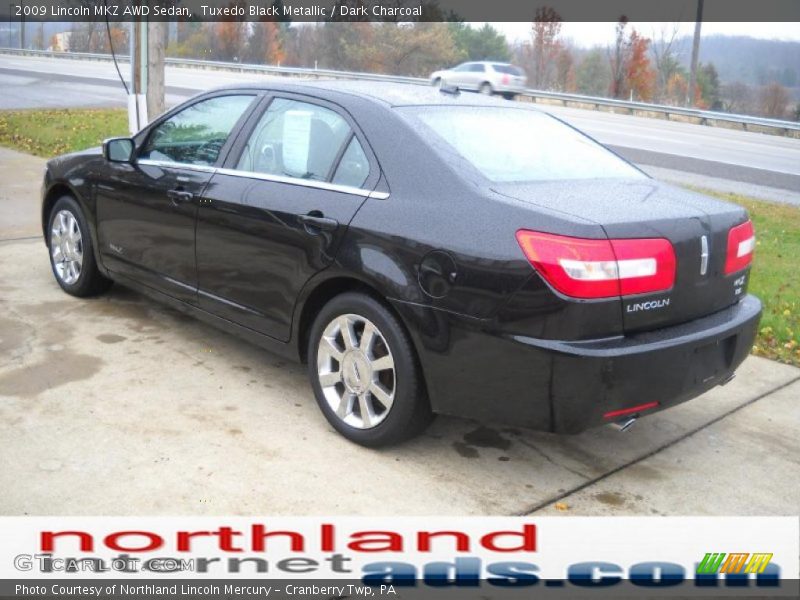 Tuxedo Black Metallic / Dark Charcoal 2009 Lincoln MKZ AWD Sedan