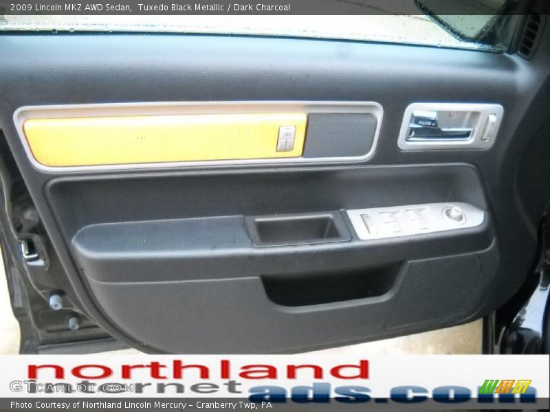 Tuxedo Black Metallic / Dark Charcoal 2009 Lincoln MKZ AWD Sedan