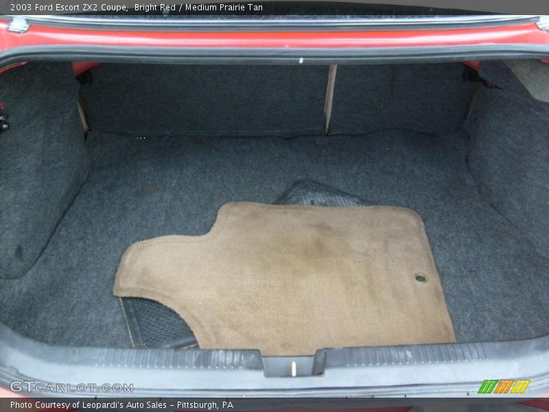  2003 Escort ZX2 Coupe Trunk