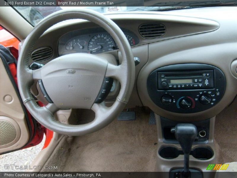 Dashboard of 2003 Escort ZX2 Coupe