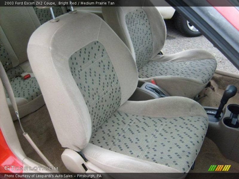  2003 Escort ZX2 Coupe Medium Prairie Tan Interior