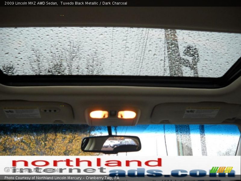 Tuxedo Black Metallic / Dark Charcoal 2009 Lincoln MKZ AWD Sedan