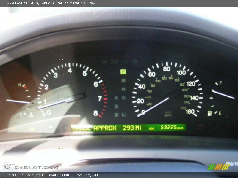 Antique Sterling Metallic / Gray 1999 Lexus LS 400