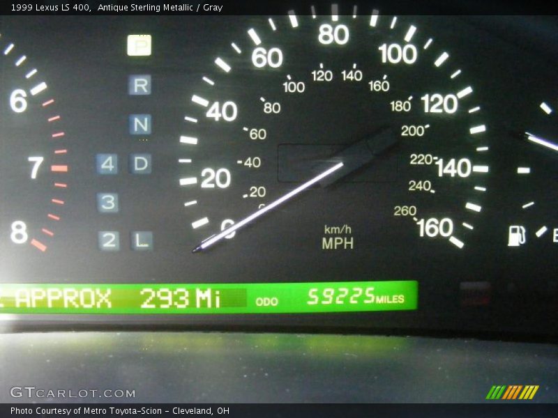 Antique Sterling Metallic / Gray 1999 Lexus LS 400