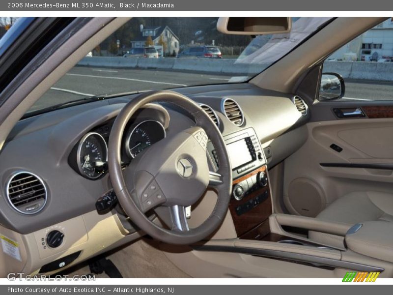 Black / Macadamia 2006 Mercedes-Benz ML 350 4Matic
