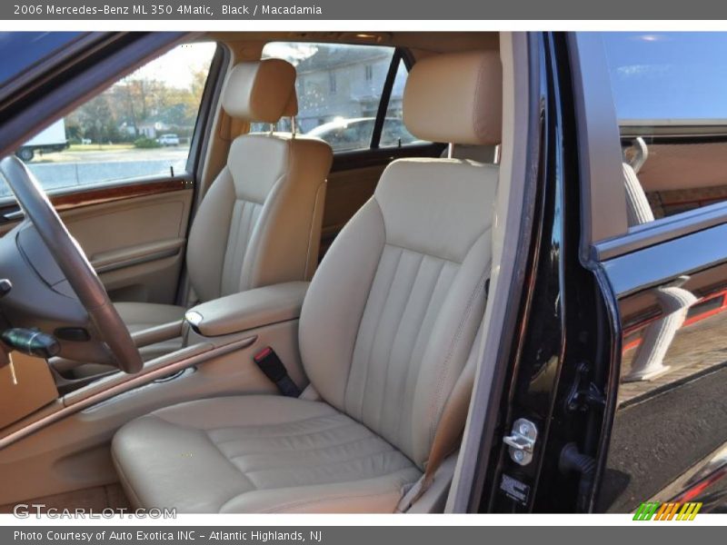 Black / Macadamia 2006 Mercedes-Benz ML 350 4Matic