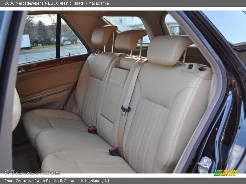 Black / Macadamia 2006 Mercedes-Benz ML 350 4Matic