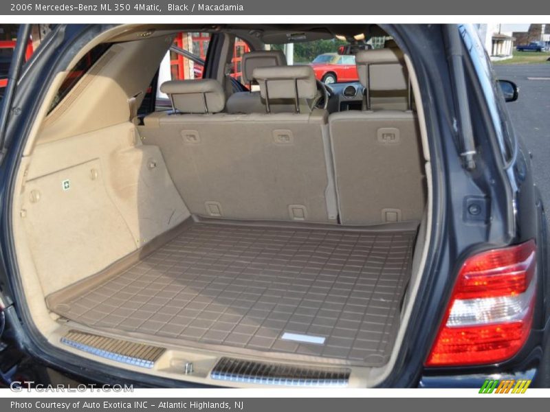 Black / Macadamia 2006 Mercedes-Benz ML 350 4Matic