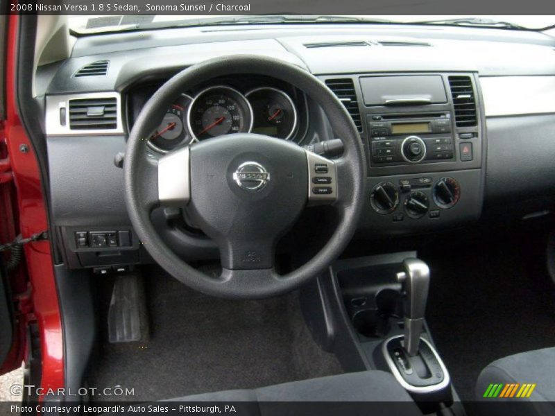 Sonoma Sunset / Charcoal 2008 Nissan Versa 1.8 S Sedan