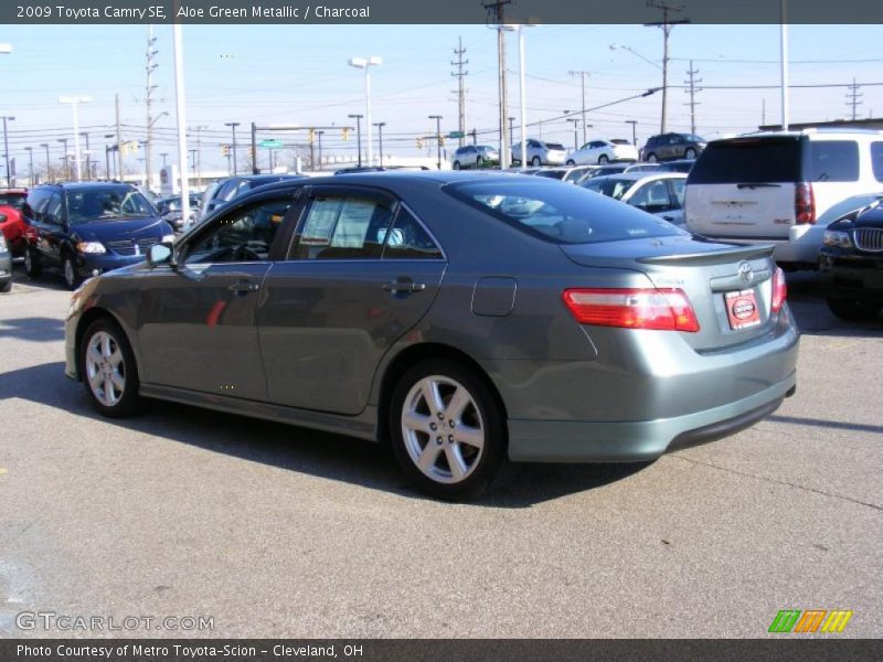Aloe Green Metallic / Charcoal 2009 Toyota Camry SE