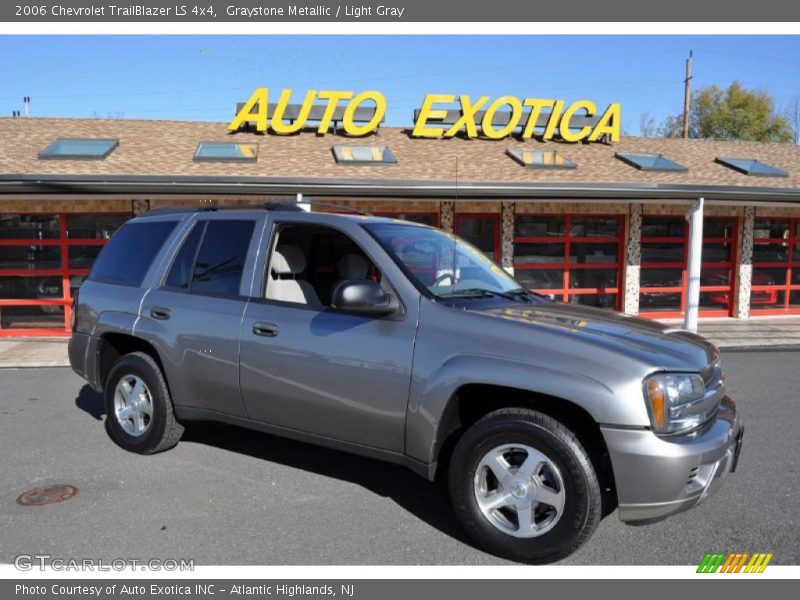 Graystone Metallic / Light Gray 2006 Chevrolet TrailBlazer LS 4x4