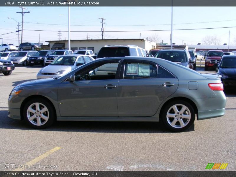 Aloe Green Metallic / Charcoal 2009 Toyota Camry SE