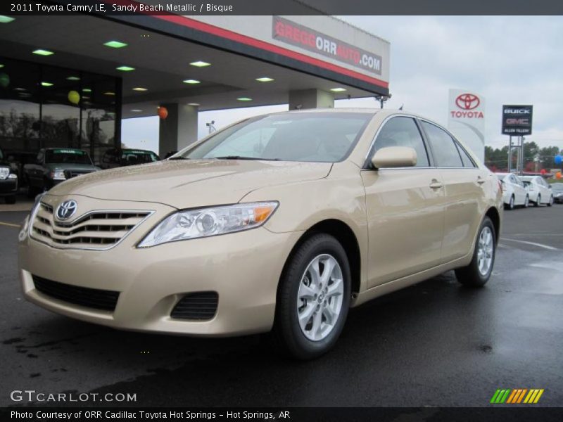 Sandy Beach Metallic / Bisque 2011 Toyota Camry LE