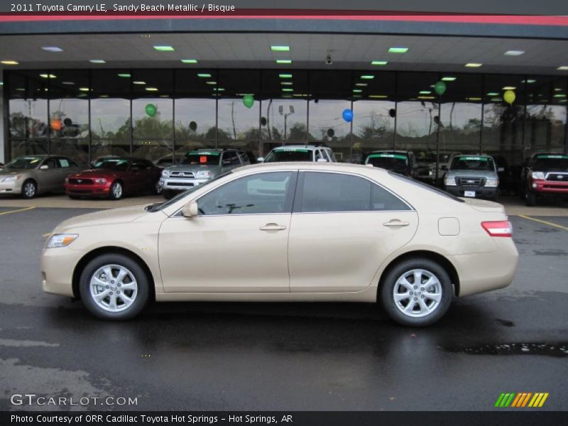 Sandy Beach Metallic / Bisque 2011 Toyota Camry LE
