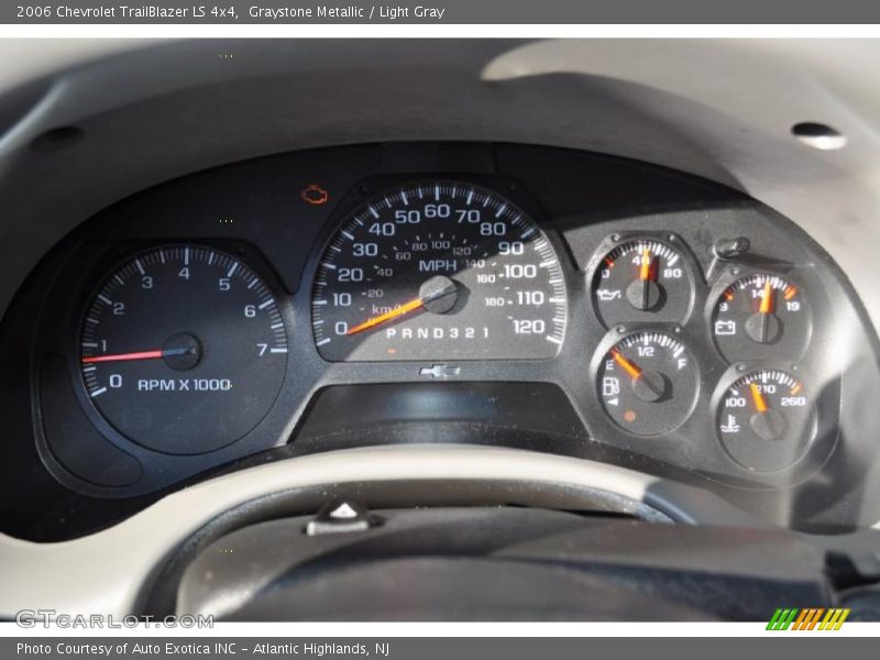 Graystone Metallic / Light Gray 2006 Chevrolet TrailBlazer LS 4x4