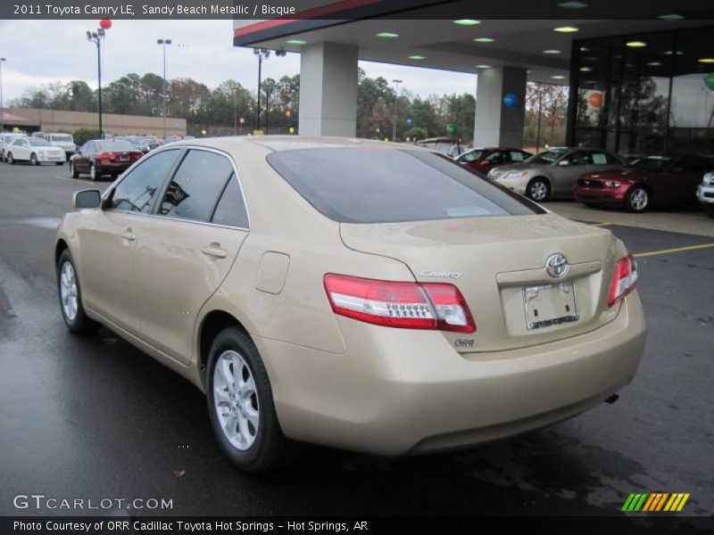 Sandy Beach Metallic / Bisque 2011 Toyota Camry LE
