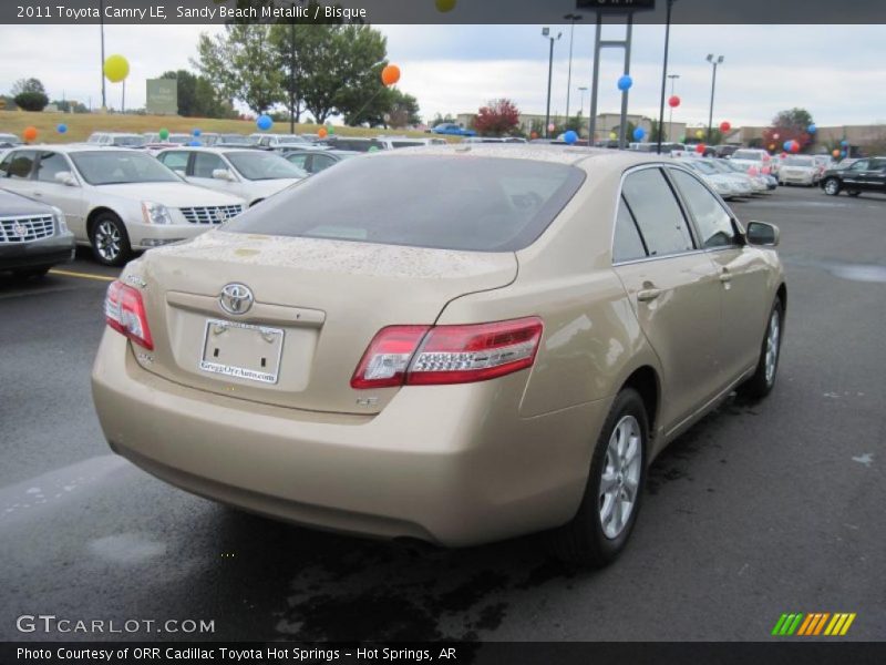 Sandy Beach Metallic / Bisque 2011 Toyota Camry LE