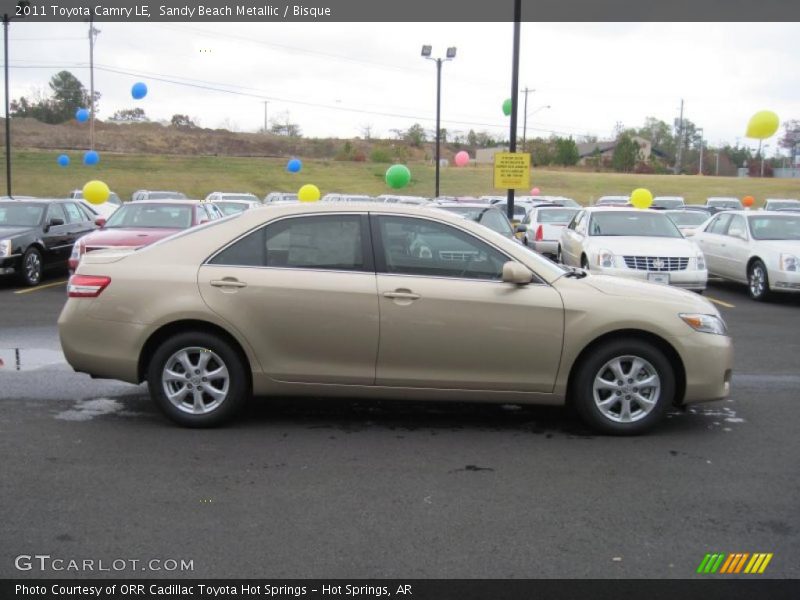 Sandy Beach Metallic / Bisque 2011 Toyota Camry LE