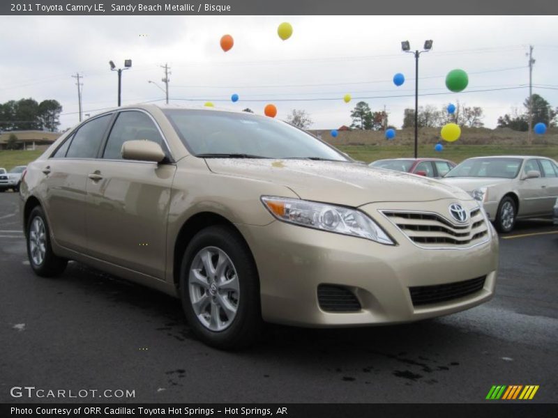 Sandy Beach Metallic / Bisque 2011 Toyota Camry LE