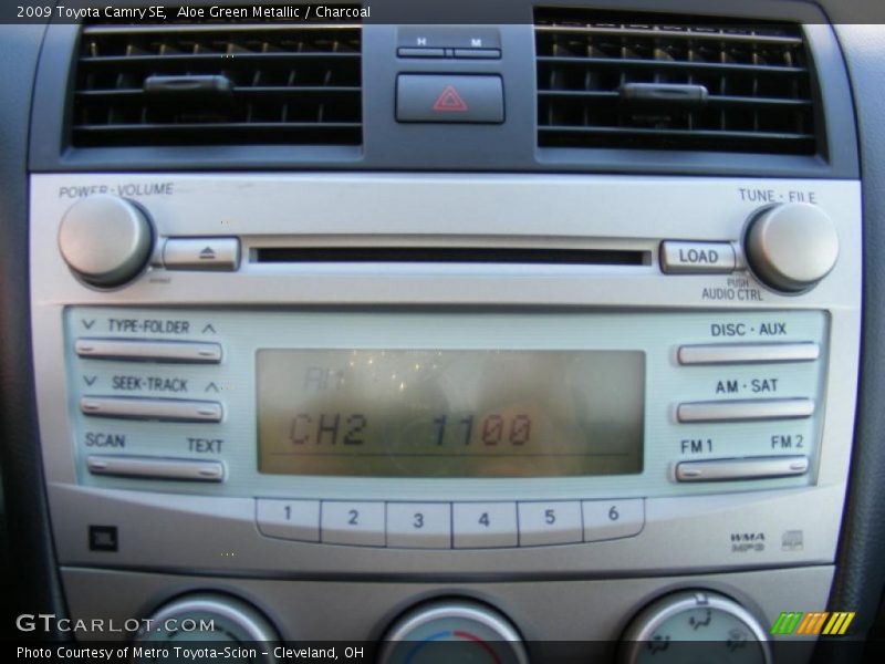 Aloe Green Metallic / Charcoal 2009 Toyota Camry SE