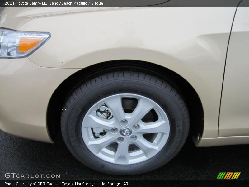 Sandy Beach Metallic / Bisque 2011 Toyota Camry LE
