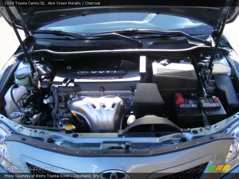 Aloe Green Metallic / Charcoal 2009 Toyota Camry SE