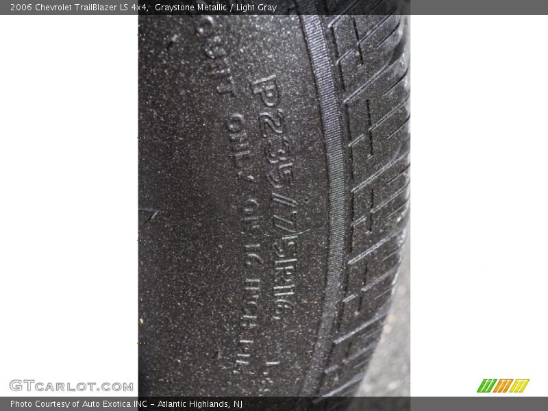 Graystone Metallic / Light Gray 2006 Chevrolet TrailBlazer LS 4x4