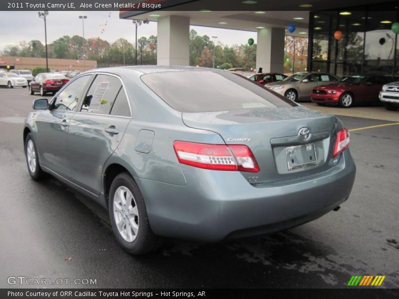Aloe Green Metallic / Bisque 2011 Toyota Camry LE