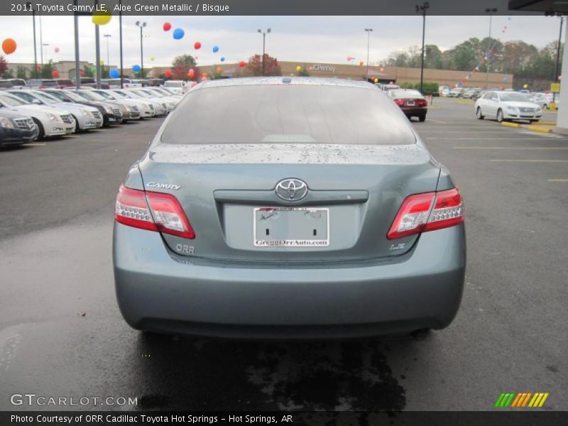 Aloe Green Metallic / Bisque 2011 Toyota Camry LE