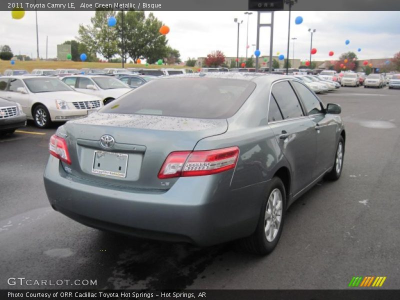 Aloe Green Metallic / Bisque 2011 Toyota Camry LE