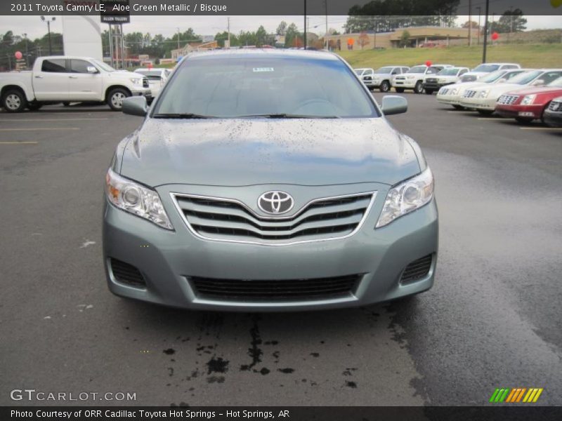 Aloe Green Metallic / Bisque 2011 Toyota Camry LE