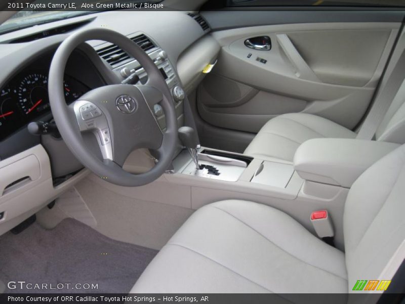 Aloe Green Metallic / Bisque 2011 Toyota Camry LE