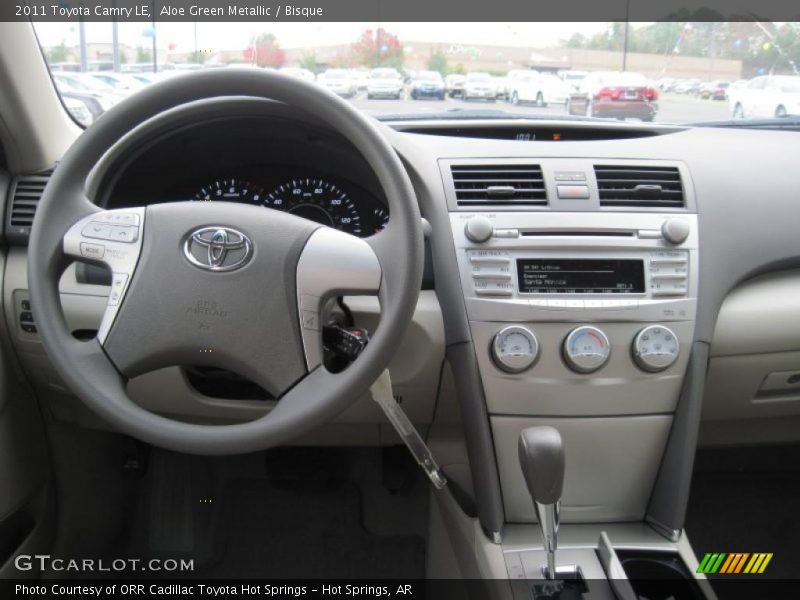 Aloe Green Metallic / Bisque 2011 Toyota Camry LE