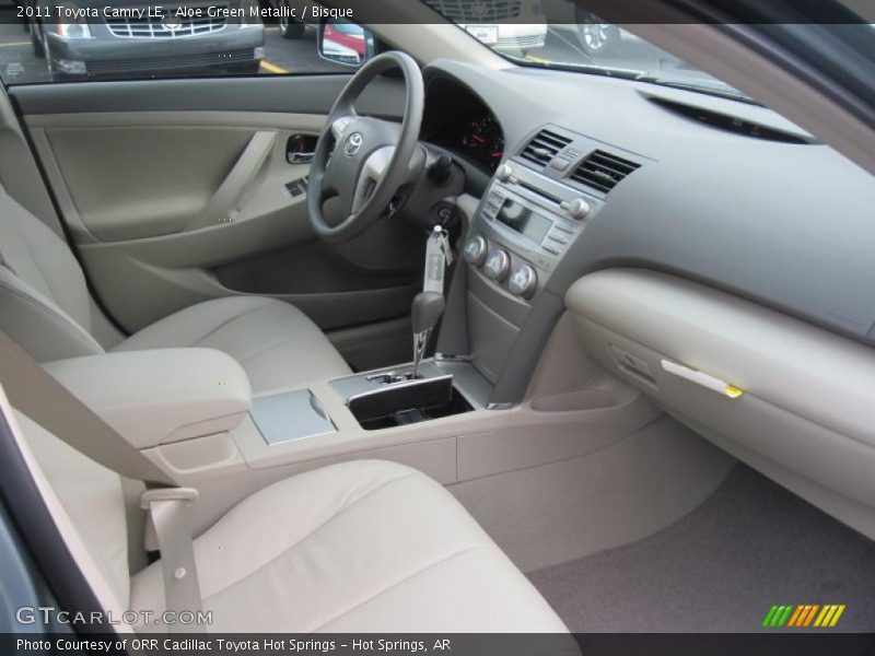 Aloe Green Metallic / Bisque 2011 Toyota Camry LE