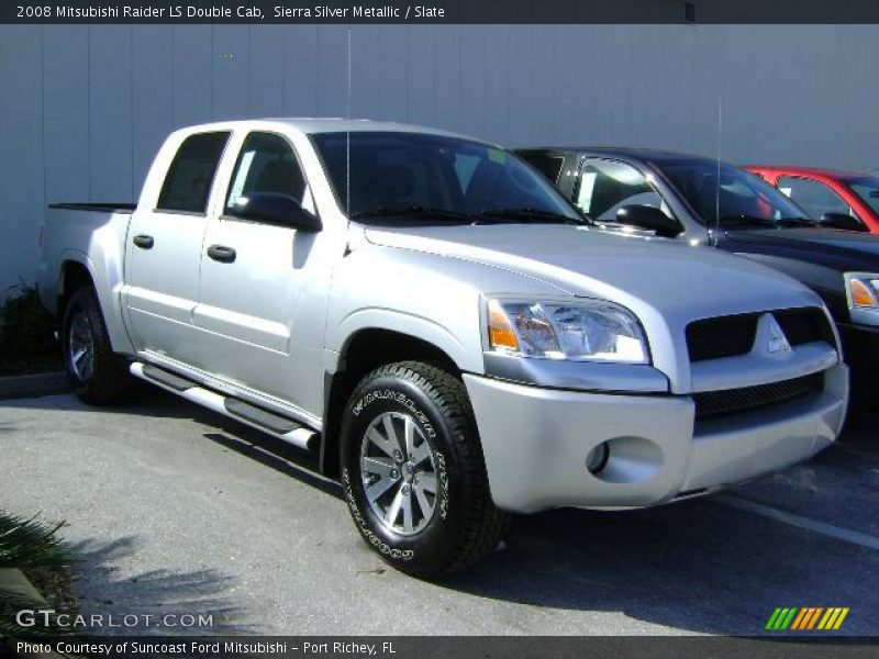 Sierra Silver Metallic / Slate 2008 Mitsubishi Raider LS Double Cab