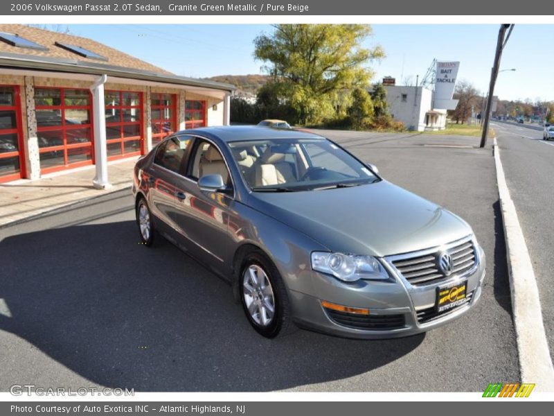 Granite Green Metallic / Pure Beige 2006 Volkswagen Passat 2.0T Sedan