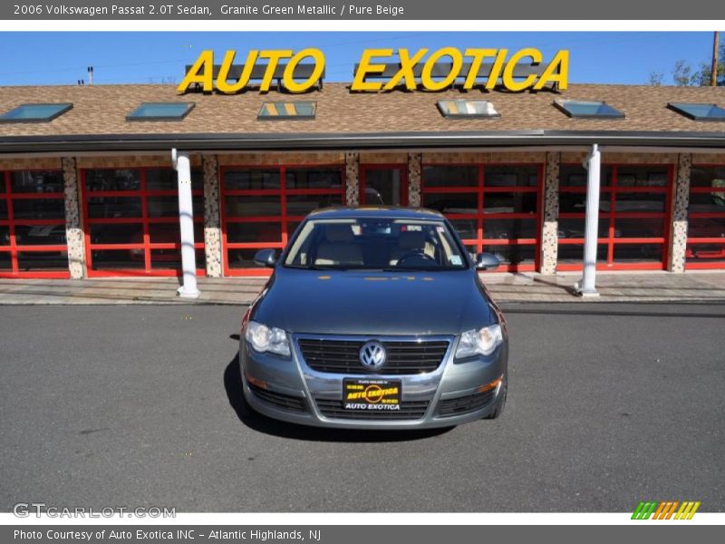 Granite Green Metallic / Pure Beige 2006 Volkswagen Passat 2.0T Sedan