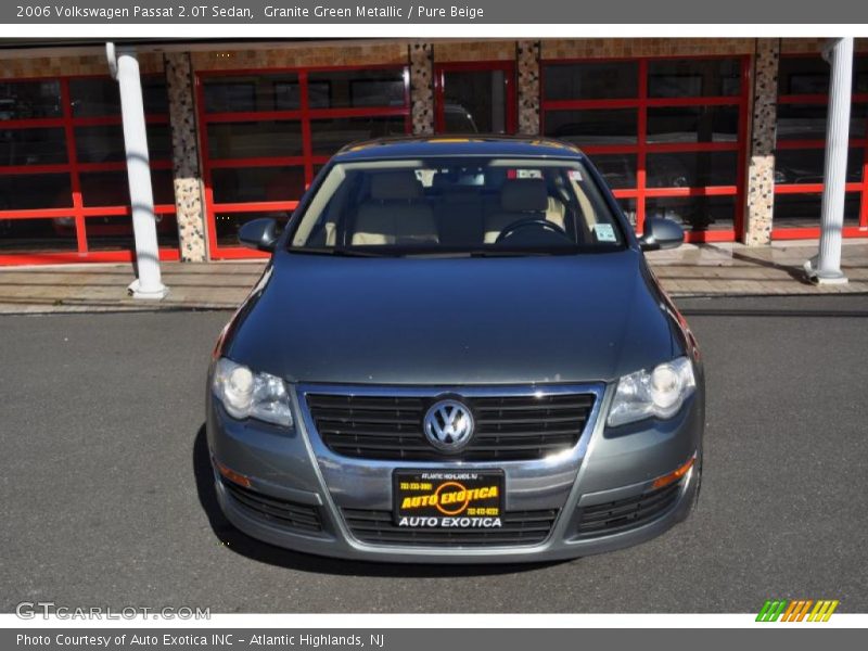 Granite Green Metallic / Pure Beige 2006 Volkswagen Passat 2.0T Sedan