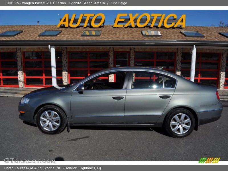 Granite Green Metallic / Pure Beige 2006 Volkswagen Passat 2.0T Sedan