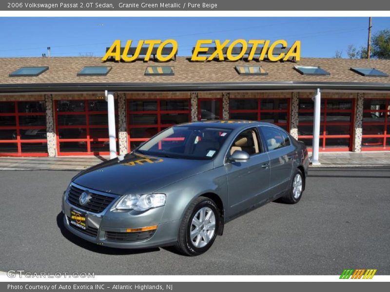 Granite Green Metallic / Pure Beige 2006 Volkswagen Passat 2.0T Sedan