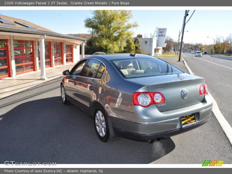 Granite Green Metallic / Pure Beige 2006 Volkswagen Passat 2.0T Sedan