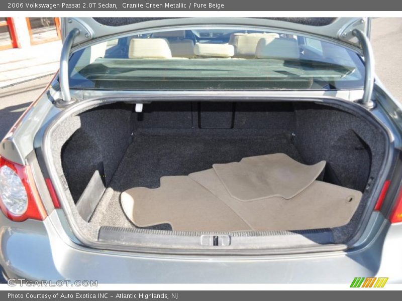 Granite Green Metallic / Pure Beige 2006 Volkswagen Passat 2.0T Sedan