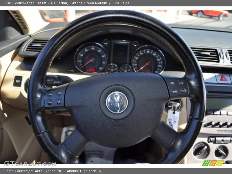 Granite Green Metallic / Pure Beige 2006 Volkswagen Passat 2.0T Sedan