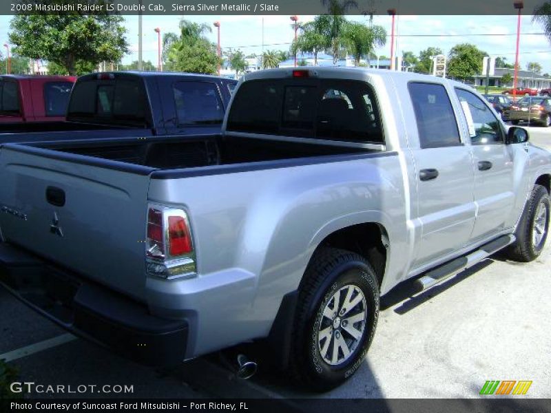 Sierra Silver Metallic / Slate 2008 Mitsubishi Raider LS Double Cab