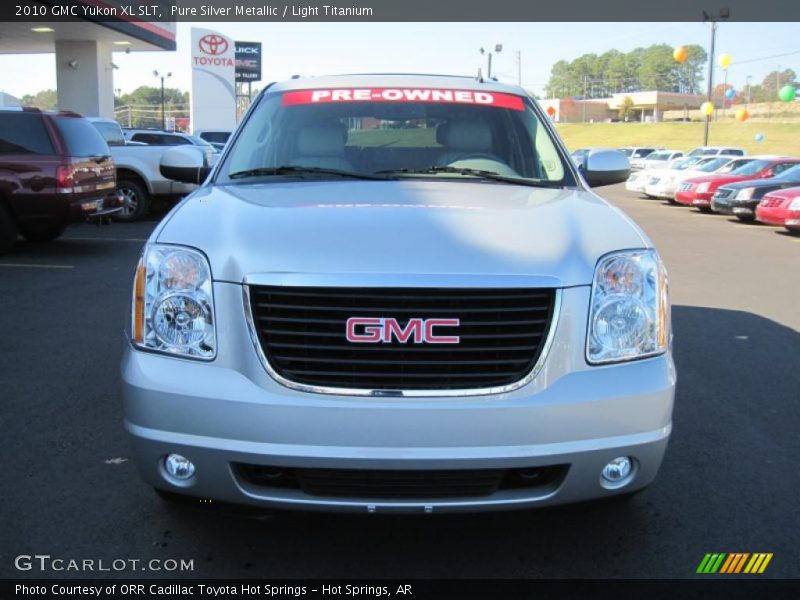 Pure Silver Metallic / Light Titanium 2010 GMC Yukon XL SLT