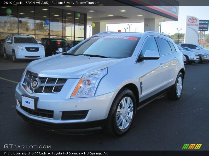 Radiant Silver / Ebony/Titanium 2010 Cadillac SRX 4 V6 AWD